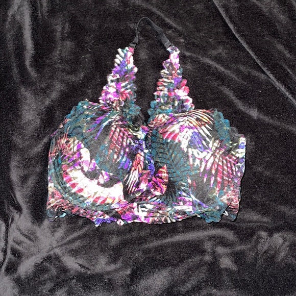 PINK Victoria's Secret Other - PINK by Victoria’s Secret tropical print bra sz L